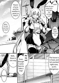 [Lefthand] Adventure-chan helps the lustful horse cum so he'll carry her away (Fruit Translations)