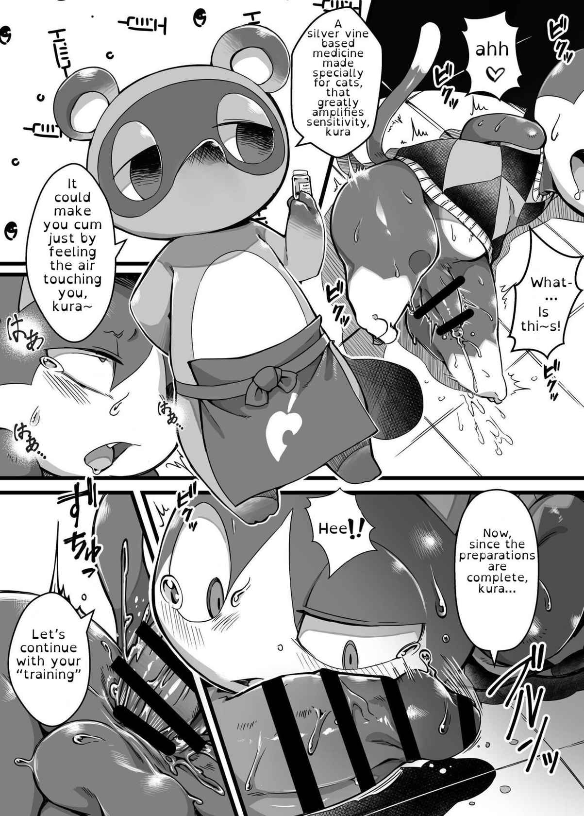 (Kansai! Kemoket 8) [Tamanokoshi (Tamanosuke)] How to Train a Slutty Cat (Animal Crossing) [English]