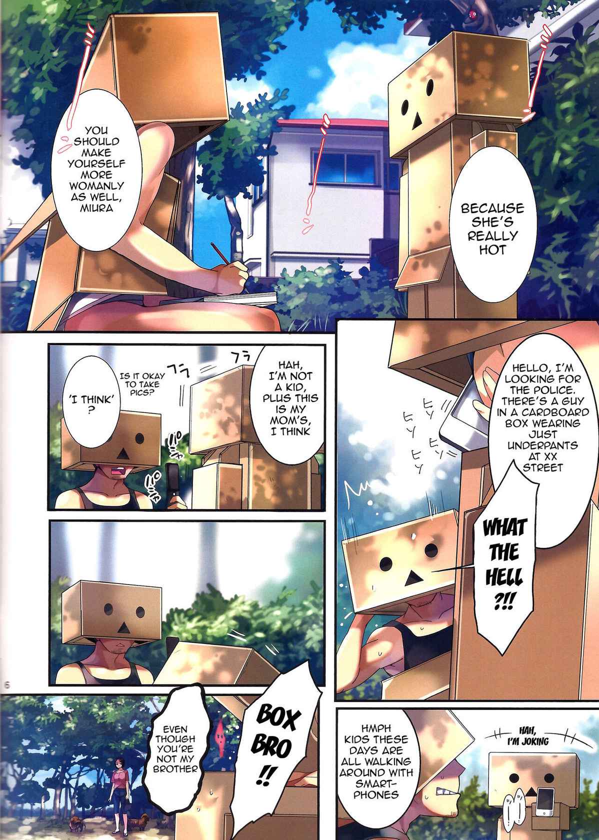 (C84) [ROUTE1 (Taira Tsukune)] Danbo- to Jumbo- (Yotsubato!) [English] {doujin-moe.us}