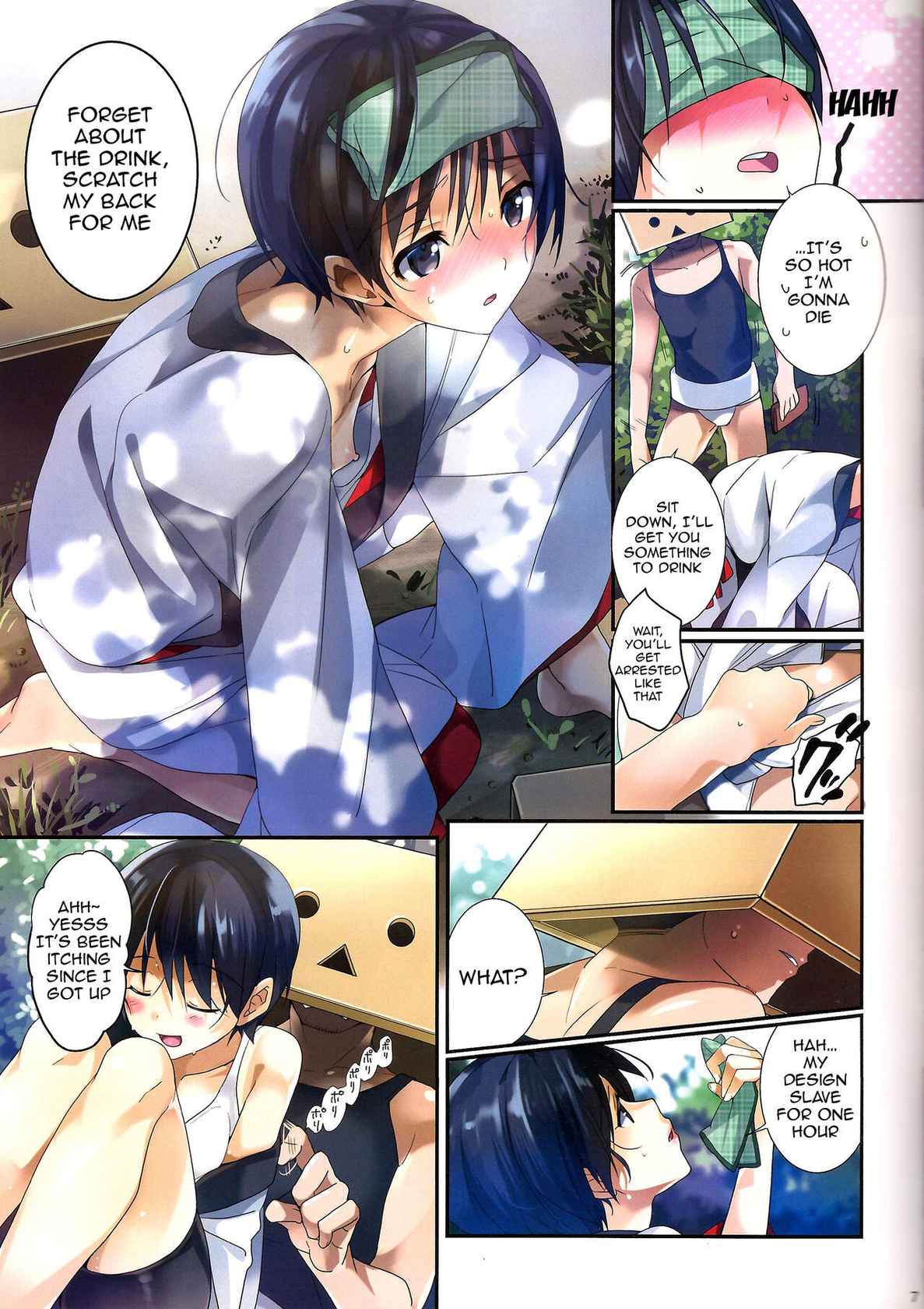 (C84) [ROUTE1 (Taira Tsukune)] Danbo- to Jumbo- (Yotsubato!) [English] {doujin-moe.us}