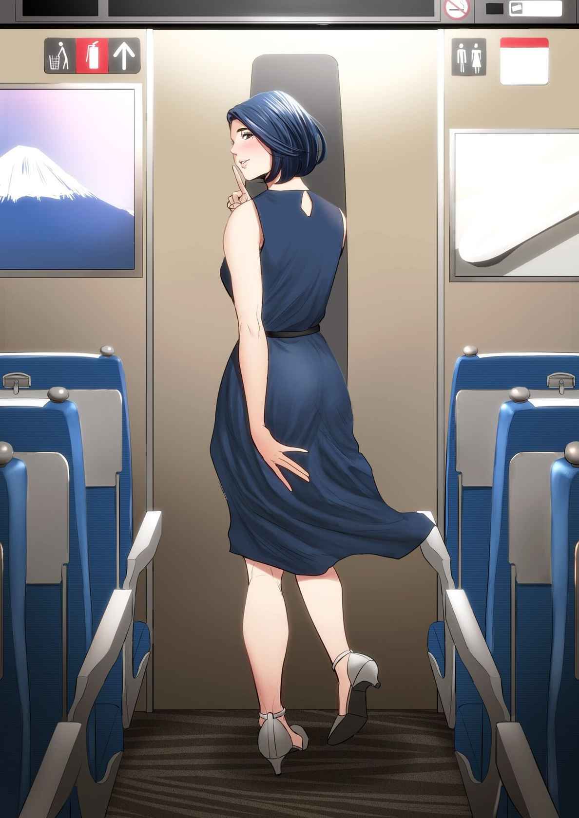 [Tamagou] Shinkansen de Nani shiteru!? - We're On the Bullet Train! What Are You Doing!? [English] {Doujins.com} [Decensored] [O-S]