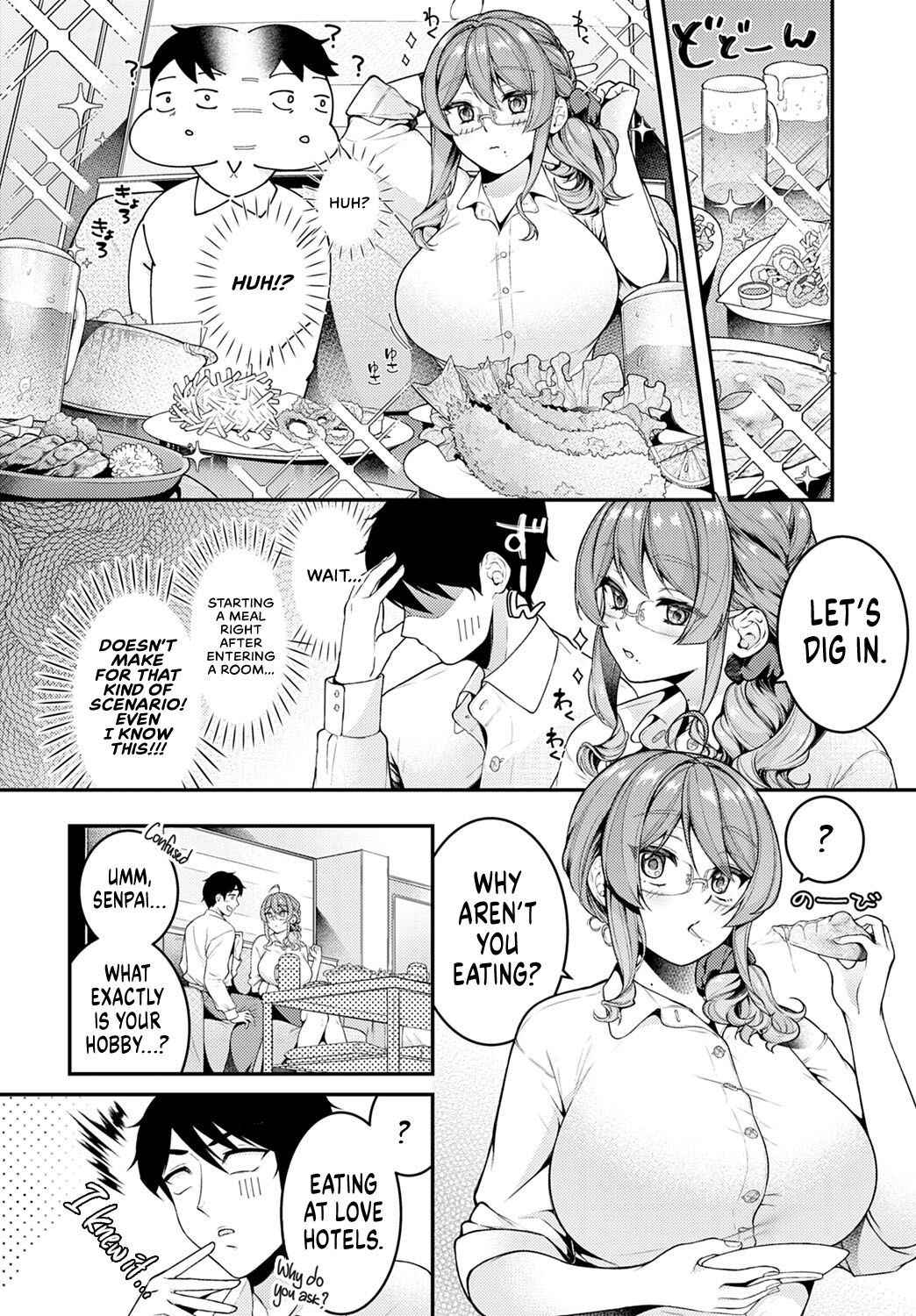 [Shiawase na Choshoku.] LOVE HOTEL ni Ikimasenka? | Would you like to go to a LOVE HOTEL? (COMIC Anthurium 2022-06) [English] {RedLantern} [Digital]