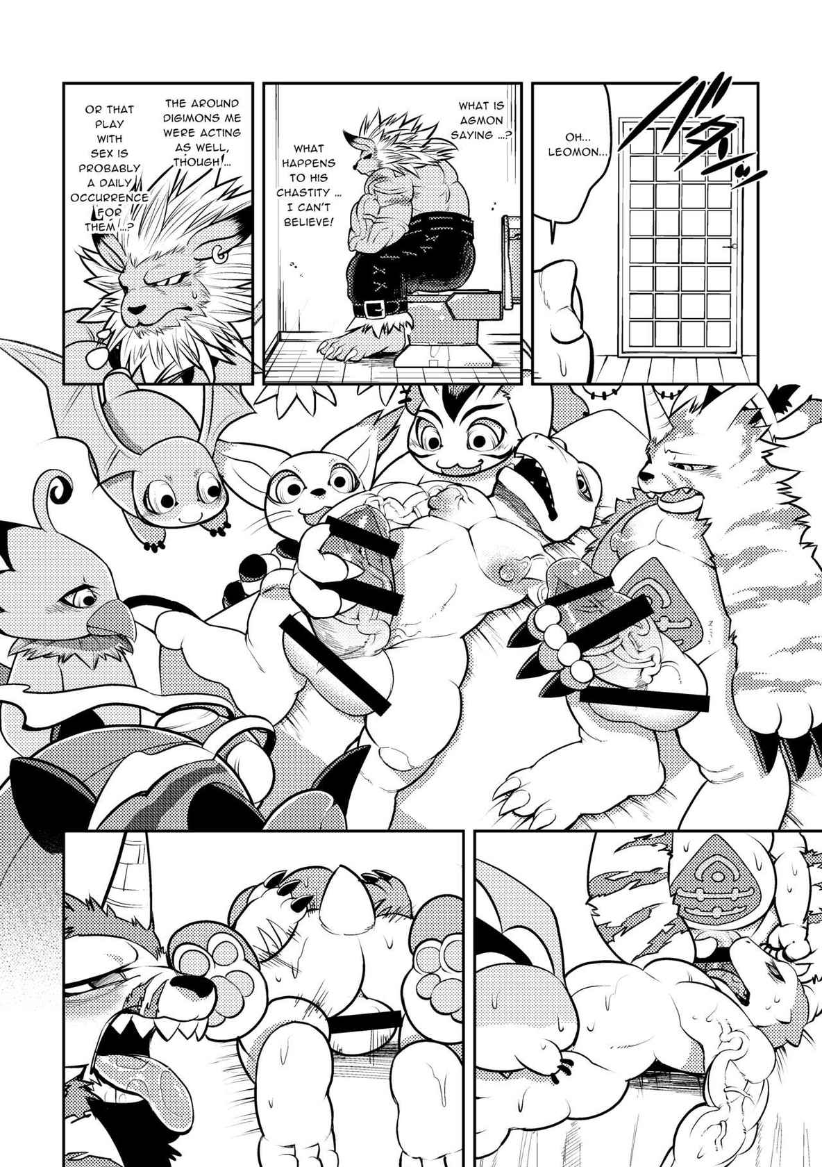 [Urusai Kokuen (Hatake)] Leo Funjin (Digimon Adventure tri.) [English] [Digital]