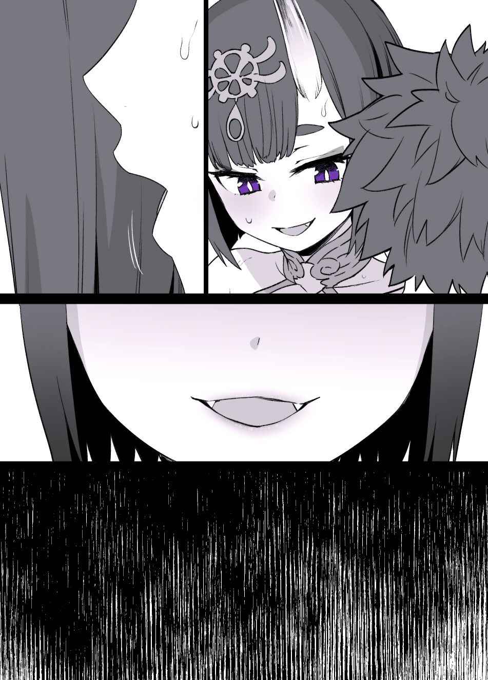 [Kusa yarō]FGO Shuten-Doji x Da Vinci possession manga 6p (possession takeover & demonization & tights) [fate grand order] [Chinese] [转尾巴猫汉化]