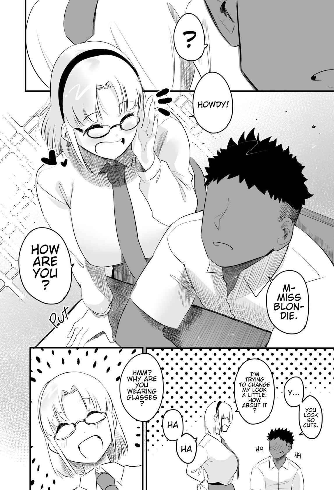 [s8403] Girl with glasses [English]