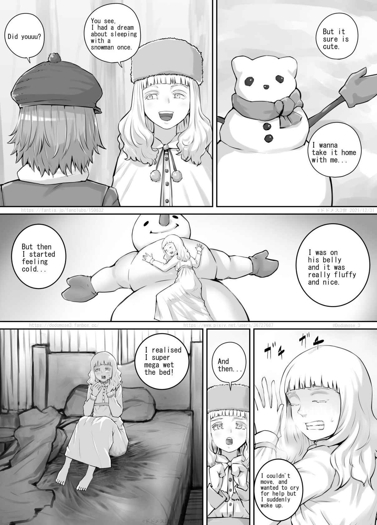 [DODOMESU3SEI] 妹におしっこを見せてもらう漫画12（English Version） (Pixiv Fanbox)