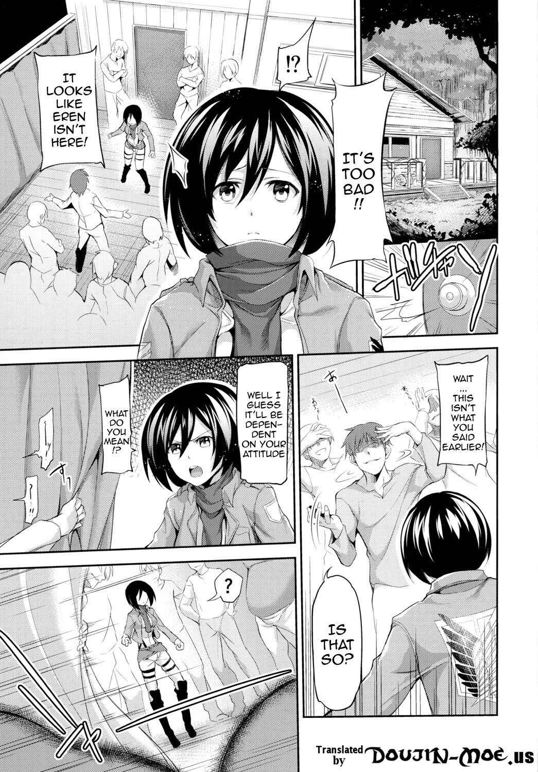 (C84) [Honnou to Yokubou no Gyuutan (Yorisuke)] Intai Kidou Souko | Lewd-Body Activation Warehouse (Shingeki no Kyojin) [English] {doujin-moe.us}