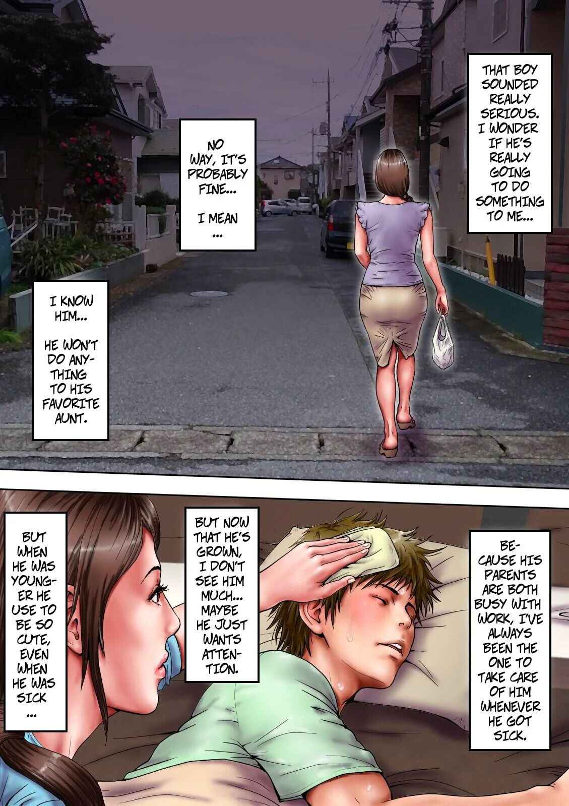 [Milf Shobou] Akogare no Oba o Netoru | Cheating With My Sexy Aunt [English] [CopyOf]