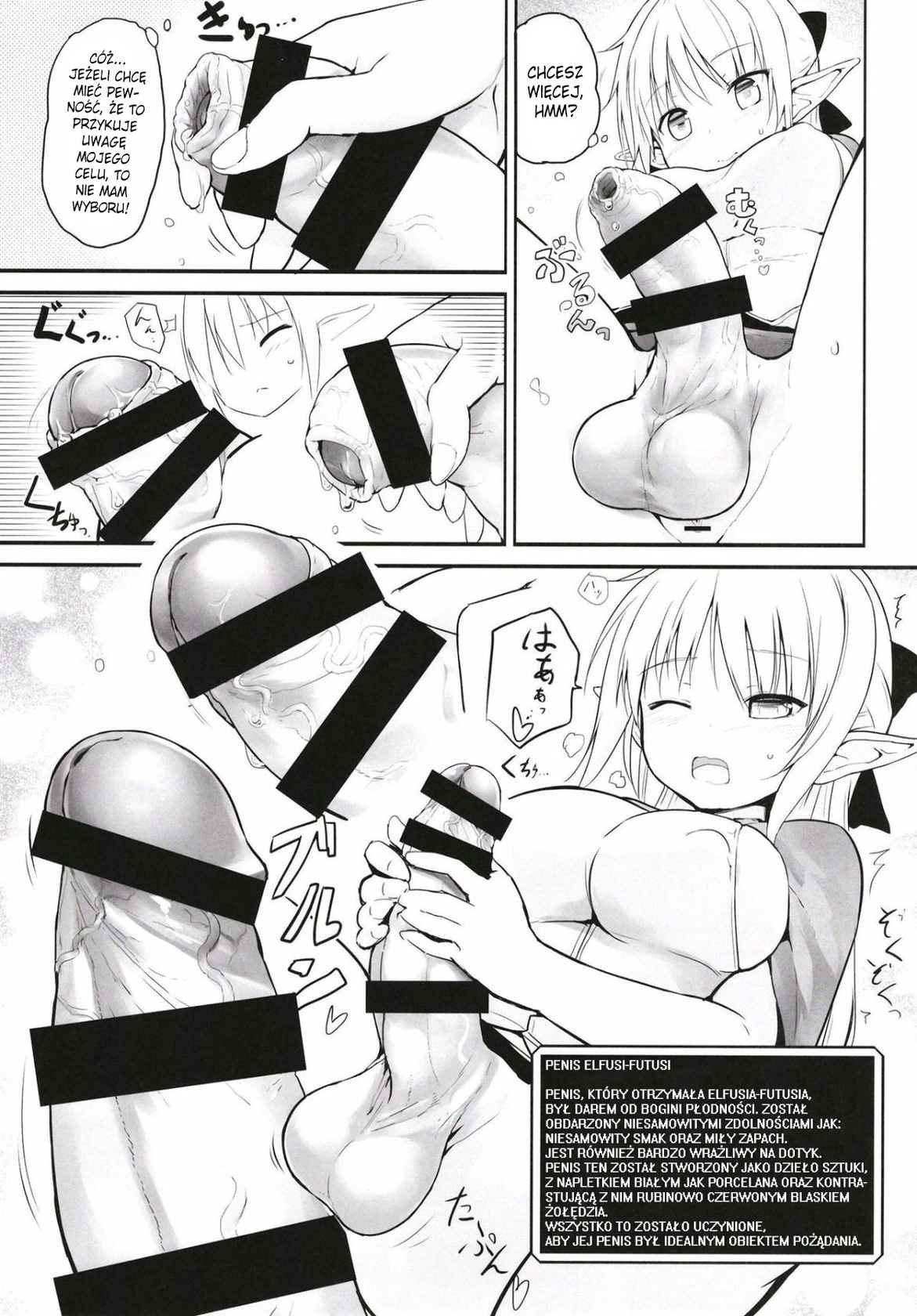 (Futaket 13.5) [Efuya (Messy)] Futanari Elf-chan [Polish] [Phonenix-Scans]