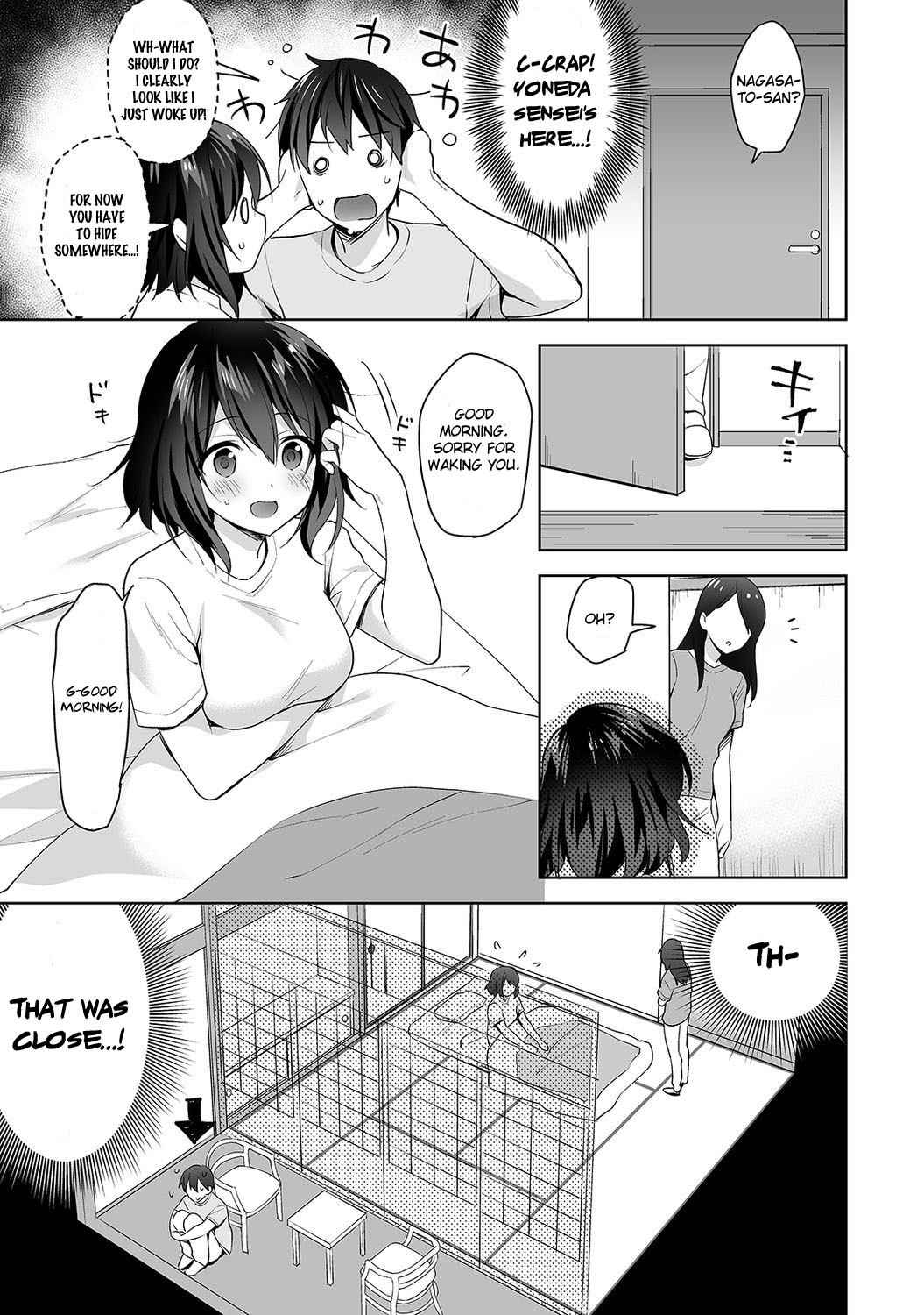 [Fuyuichi Monme] Amayakashi Jouzu no Nagasato-san ~ Hokenshitsu de Yoshi Yoshi Ecchi!~ Ch. 8 [English]