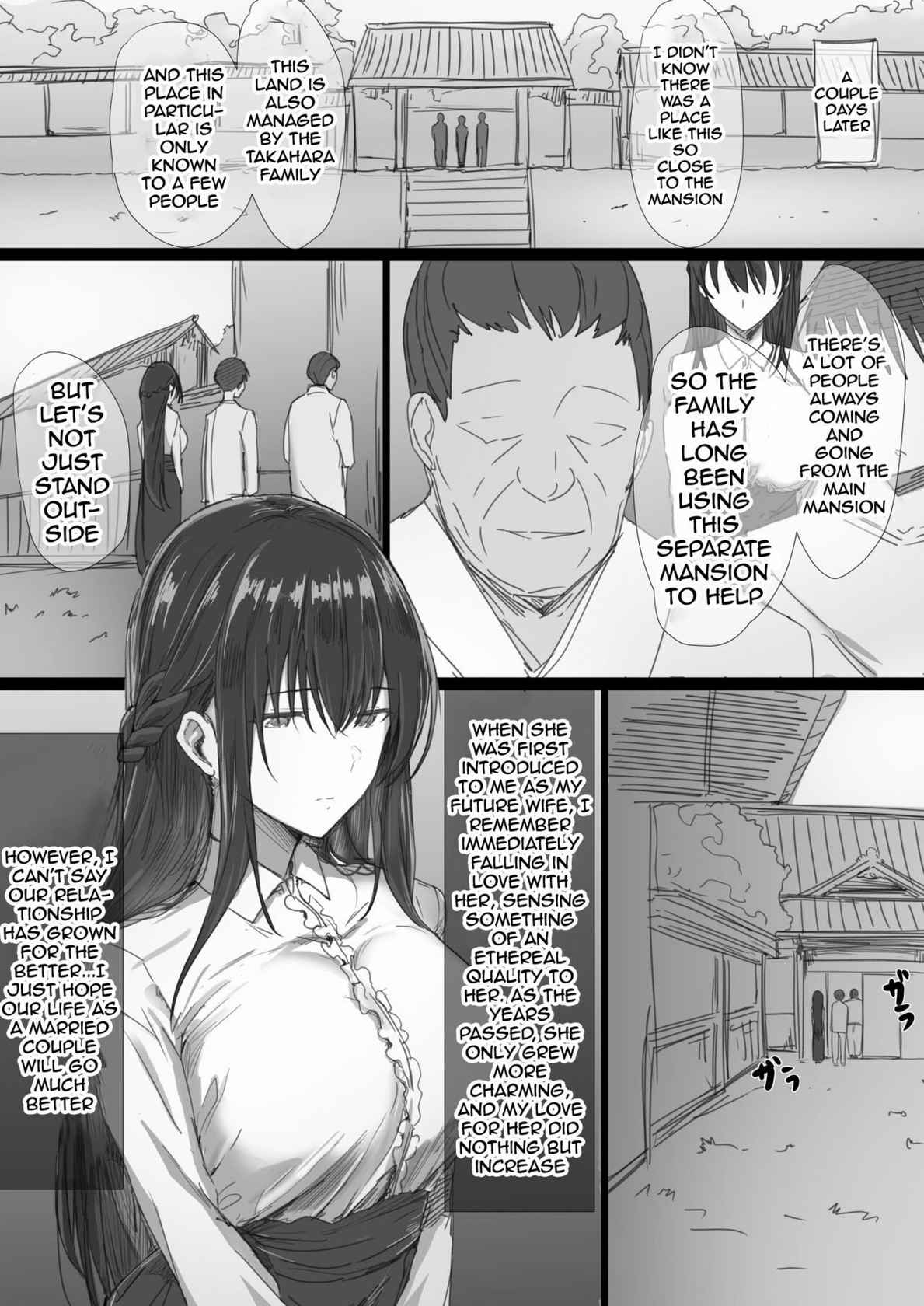 [Hari Poteto] Ki ga Tsuyoi Seiso na Hitozuma Reijou ga Netorareru made no Ichibu Shijuu | The Whole Story of How a Neat and Proper Strong Willed Young Housewife Ended Up Doing NTR [English] {Doujins.com}