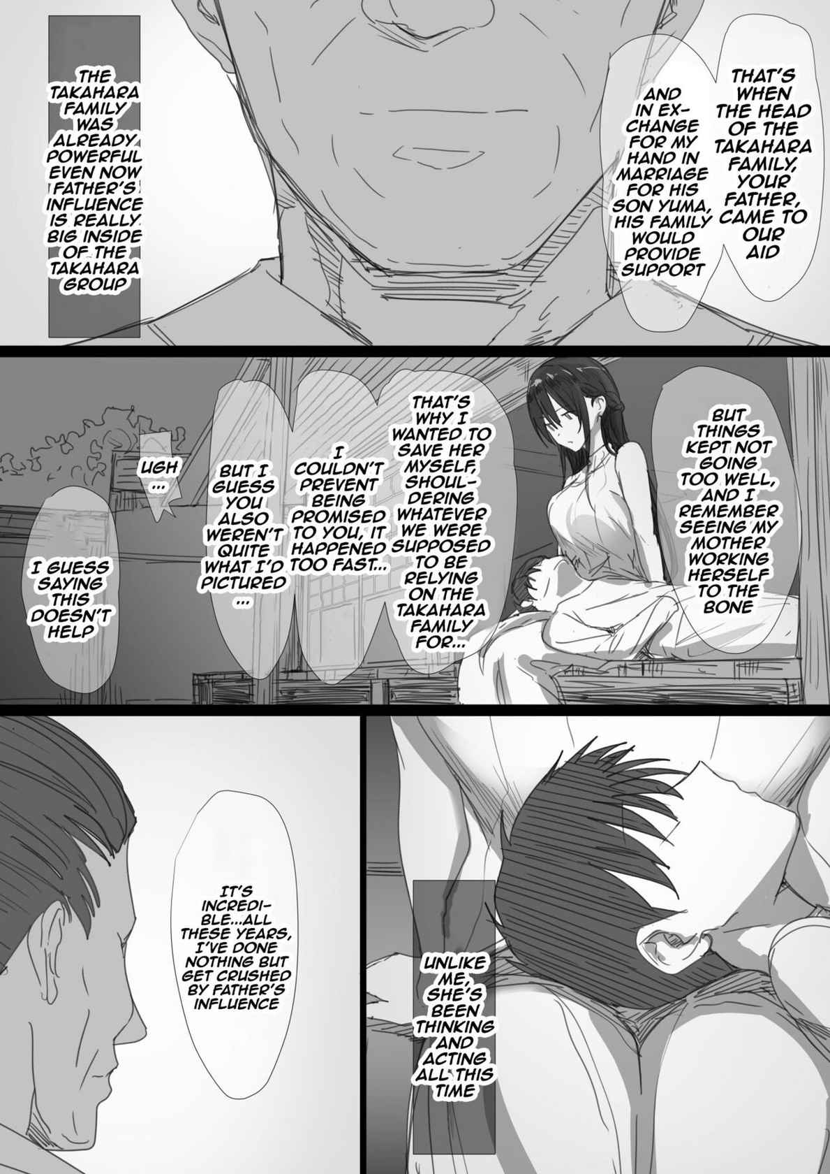 [Hari Poteto] Ki ga Tsuyoi Seiso na Hitozuma Reijou ga Netorareru made no Ichibu Shijuu | The Whole Story of How a Neat and Proper Strong Willed Young Housewife Ended Up Doing NTR [English] {Doujins.com}