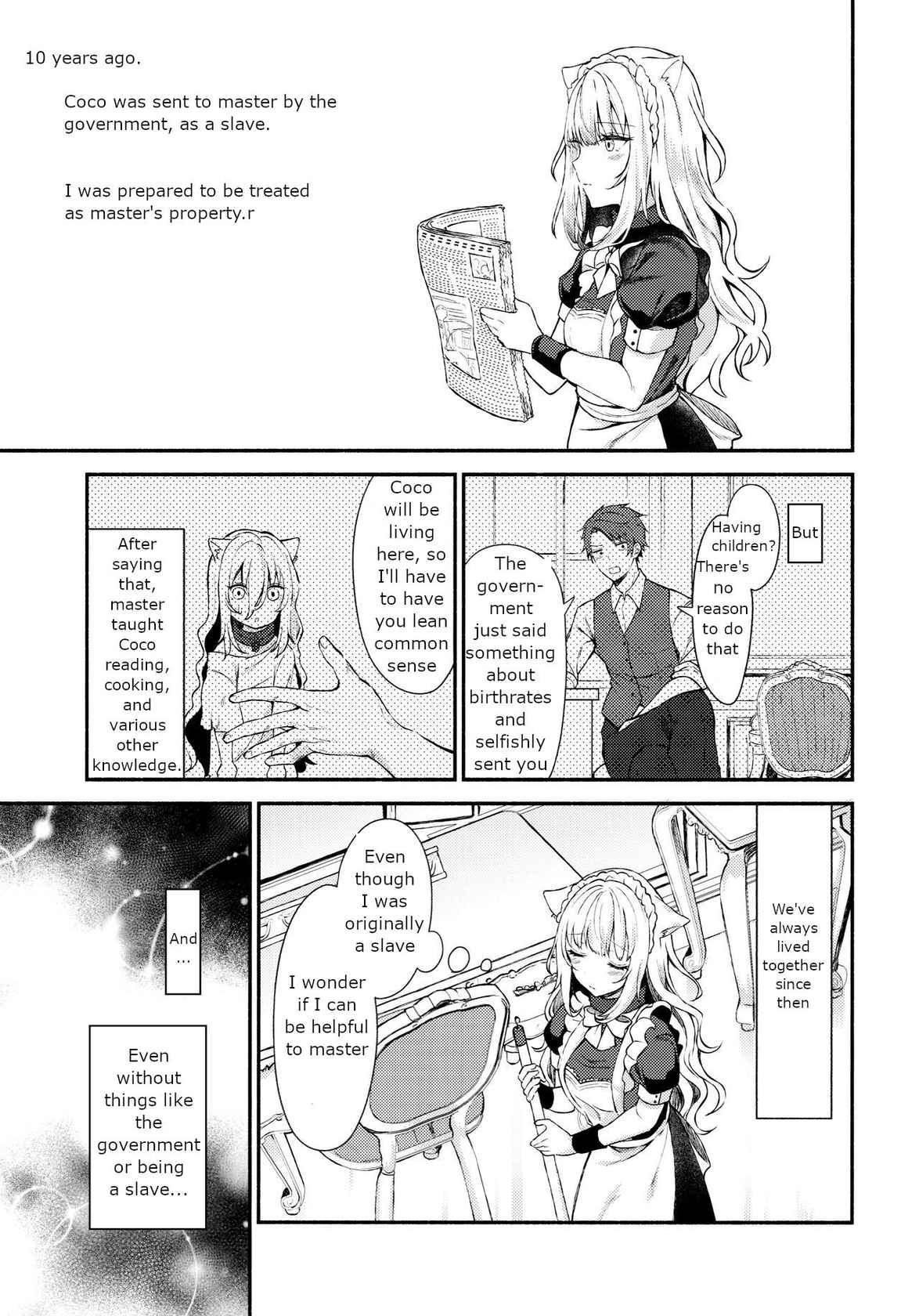 (C97) [Tekkamaki (Tetsuyama Kaya)] Moto Dorei no Nekomimi Maid to Shiawase Ecchi Suru Hon [English]