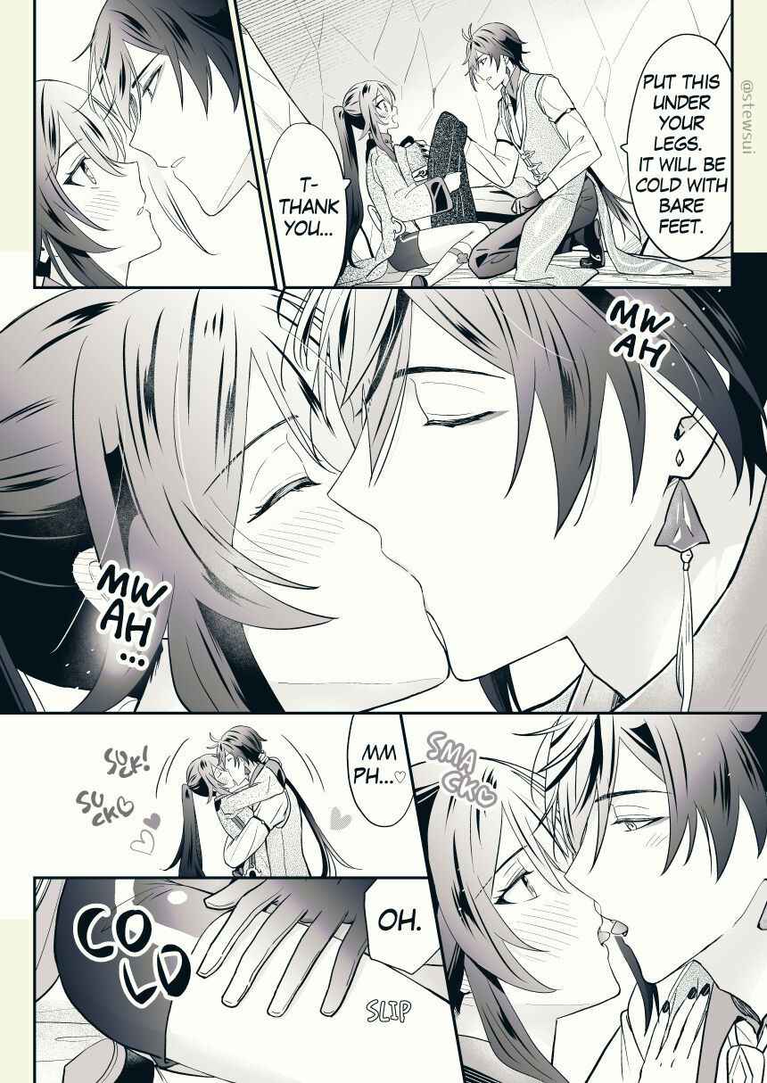 [stewsui] Zhongli x Hu Tao love story hentai doujinshi Ch. 7-8 (Genshin Impact) [English]