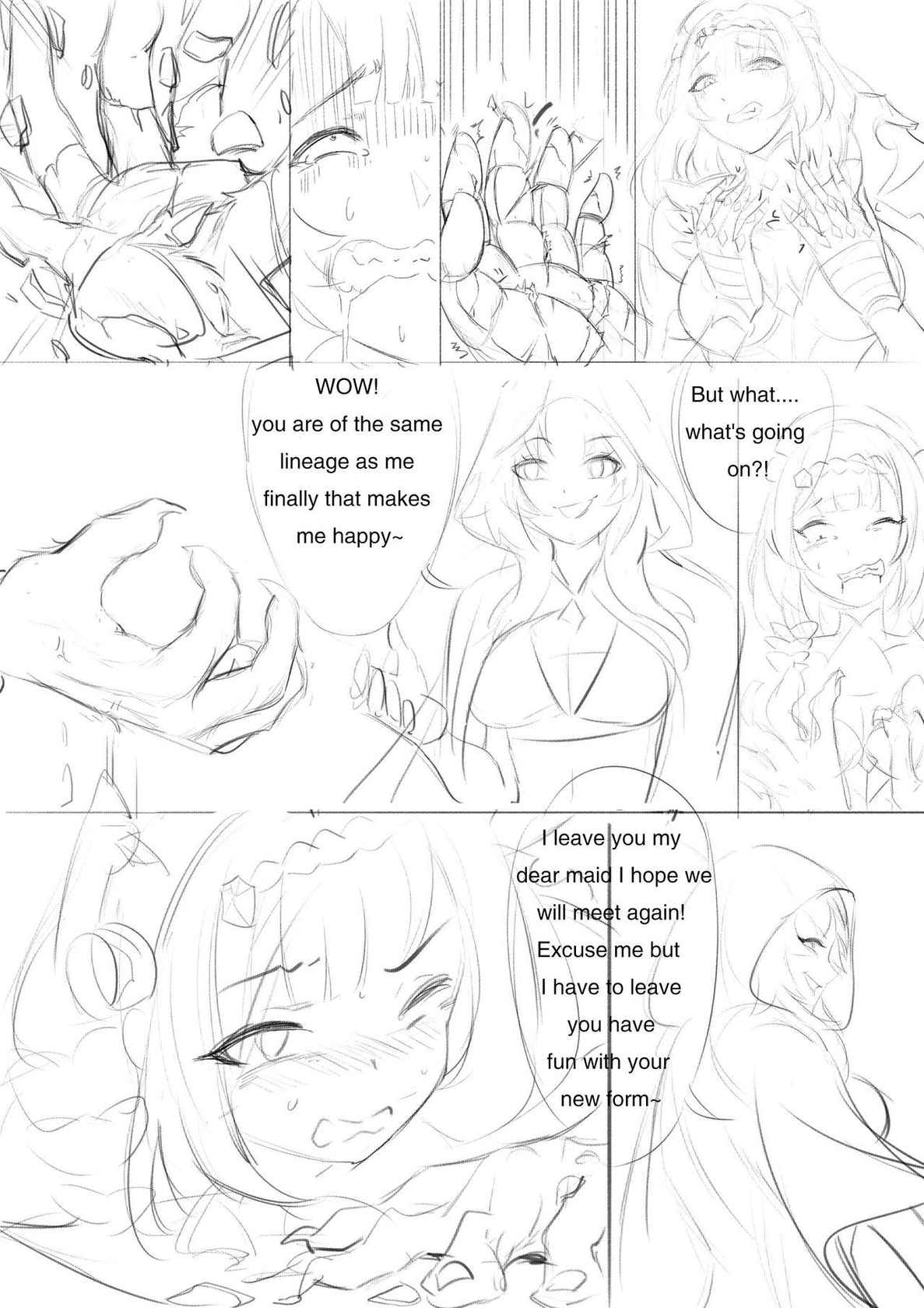 [Sketch] Mona's curse : the big cleanup