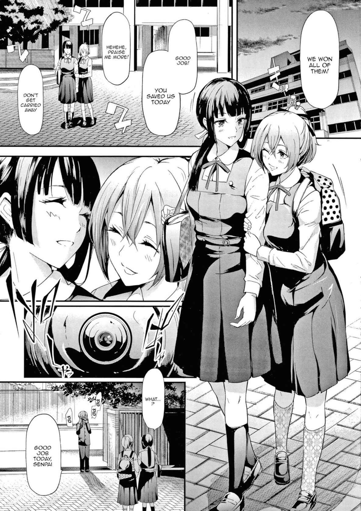 [Shiki Takuto] Sakuramiya Shimai no Netorare Kiroku | The Sakuramiya Sister's NTR Records Ch. 1 [English] {Doujins.com}