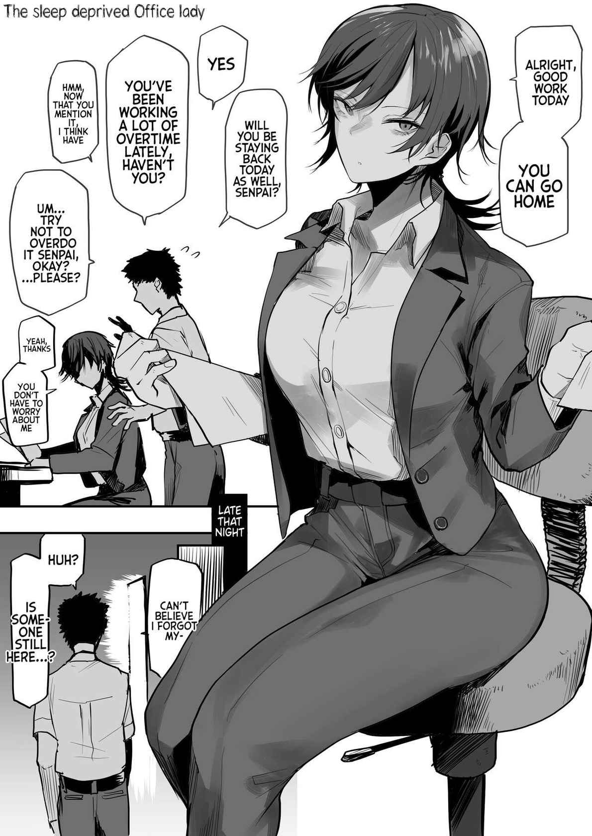 [Okyou] Nebusoku OL Onee-san | The Sleep Deprived Office Lady [English] [Mr_Person]