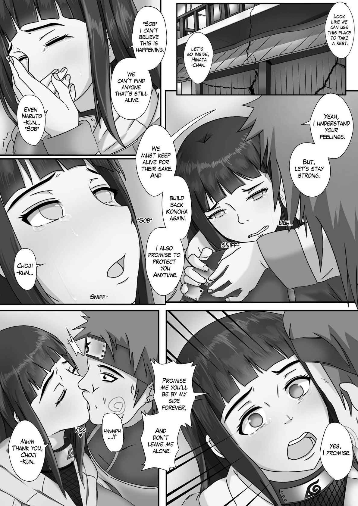 [Naraku No Nimotsu] Hinata x Choji Mating life after konoha gets destroyed (Naruto Shippuden) [English]