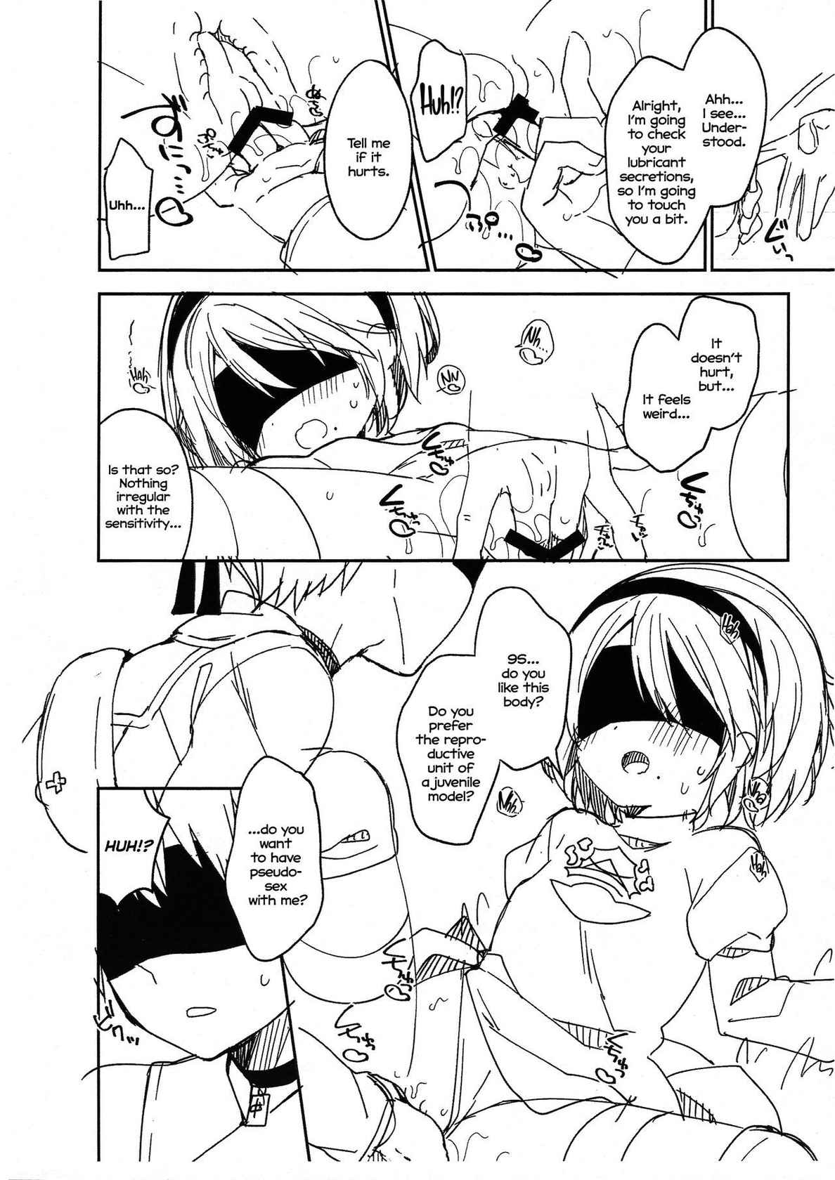 (COMIC1☆13) [Cocoa Holic (Yuizaki Kazuya)] [Gokuhi] YoRHa Kitai 2B no Shoushizaika Gitai Unyou Shiken ni Kansuru Houkoku｜[Classified] Report on the Trial Run of YoRHa Unit 2B's Cost Saving Chassis (NieR:Automata) [English] [Nishimaru]