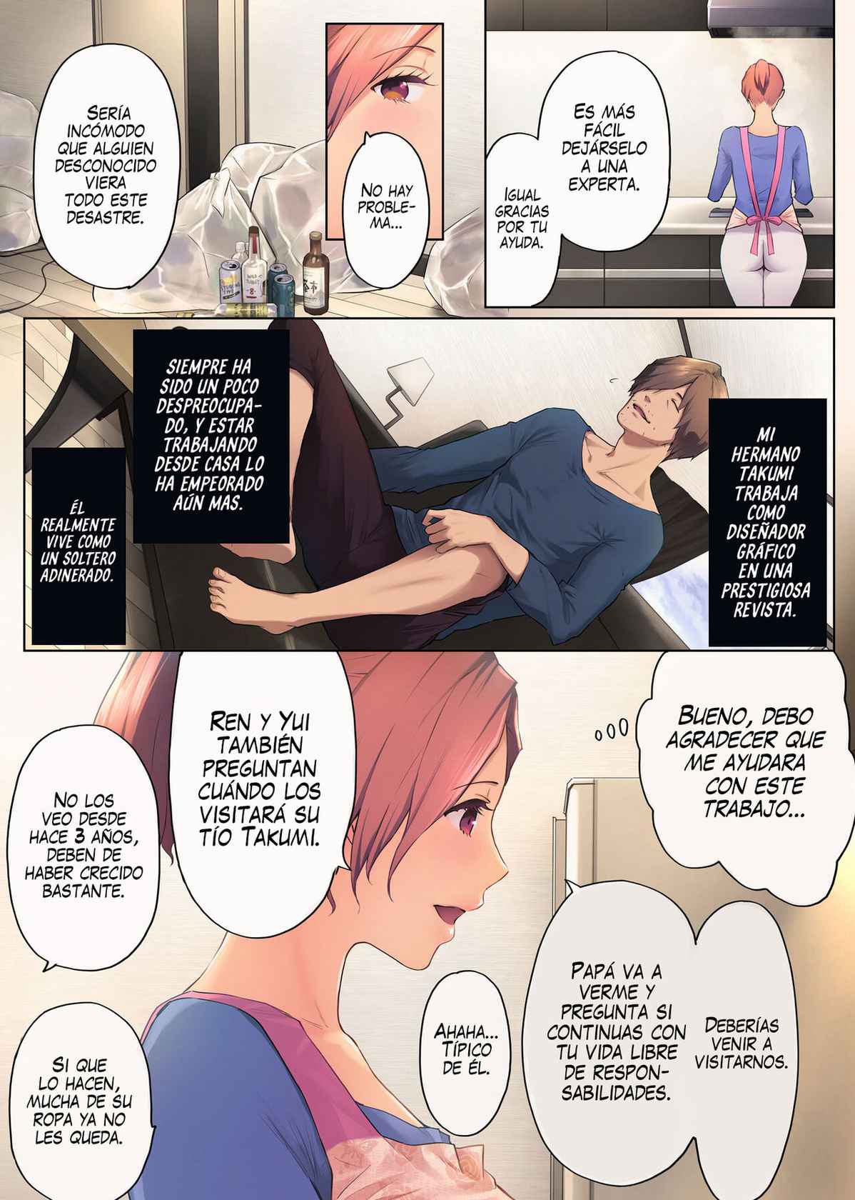 [Chinjao Girl. (Someoka Yusura)] UreAne ~Sanjuudai kara no Tsugou ga Yosugiru Kyoudai Kankei~ | Mi Madura Hermana Mayor ~ La Loca y Conveniente Relación entre una Hermana Mayor y un Hermano Menor en sus 30 [Spanish] [NekoCreme]