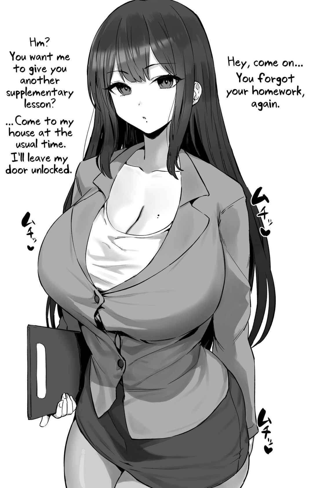 [Hotate-chan] Muchimuchi Sensei | Voluptuous Teacher [English] [SaLamiLid]