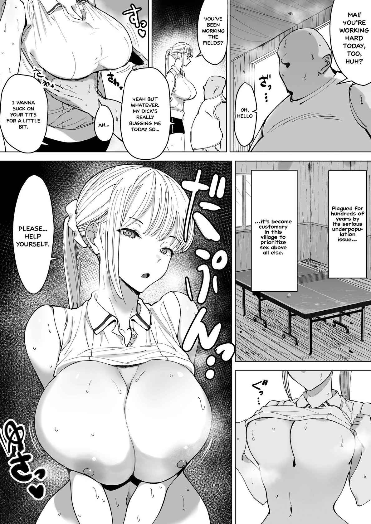 [Gensou Pump] Ecchi na Fuushuu ga Aru Kaso Shuuraku no Ohanashi | The Story of a Small Village With a Sexy Custom [English]