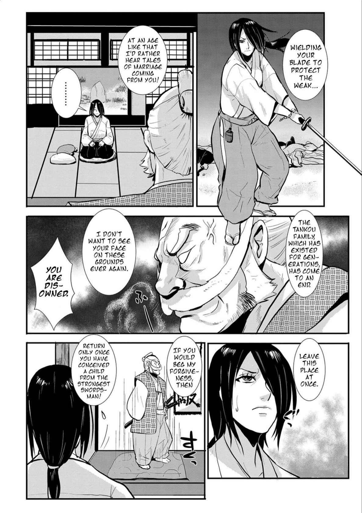 [Kakutou Oukoku] Harami samurai 01 Onna Douchuu Maguwai Tabi | Knocked Up Samurai 01: A Woman’s Journey to get pregnant (WEB Ban COMIC Gekiyaba! Vol. 100) [English] [Apricot Jam]