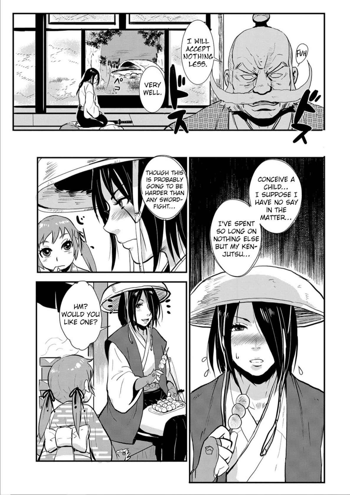 [Kakutou Oukoku] Harami samurai 01 Onna Douchuu Maguwai Tabi | Knocked Up Samurai 01: A Woman’s Journey to get pregnant (WEB Ban COMIC Gekiyaba! Vol. 100) [English] [Apricot Jam]