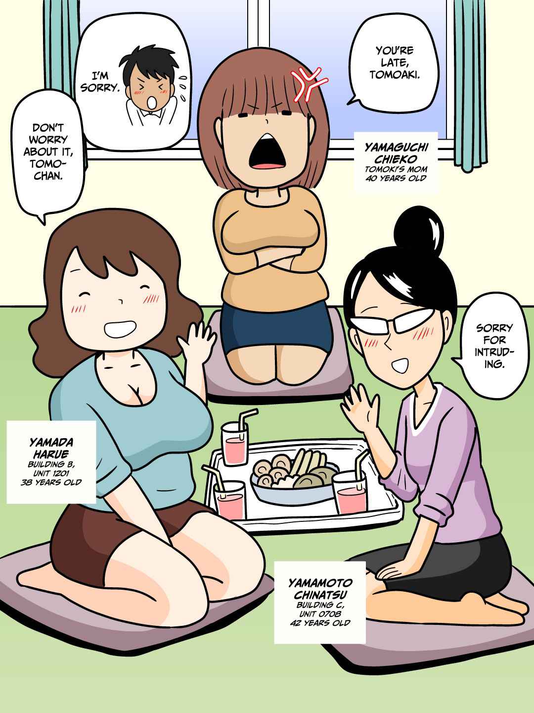 [Kurozume Fuuta] Mobugao no Koushoku Danchizuma | Mob-faced Slutty Apartment Wives [English] [CulturedCommissions