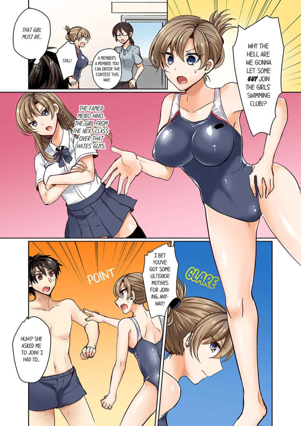 [Shogota] Mizugi ga Zurete... Haitteru! ~Porori ja Sumanai Danjo Kongou Synchro-bu~ 1 - My Swimsuit Slipped... And it went in!? A Mixed Synchronized Swimming Club with More Than Just Nip Slips in Store! ~ 1 [English]