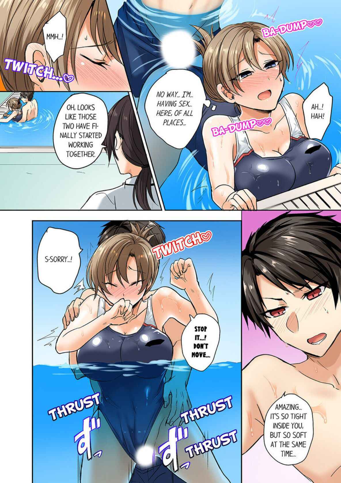 [Shogota] Mizugi ga Zurete... Haitteru! ~Porori ja Sumanai Danjo Kongou Synchro-bu~ 1 - My Swimsuit Slipped... And it went in!? A Mixed Synchronized Swimming Club with More Than Just Nip Slips in Store! ~ 2 [English]