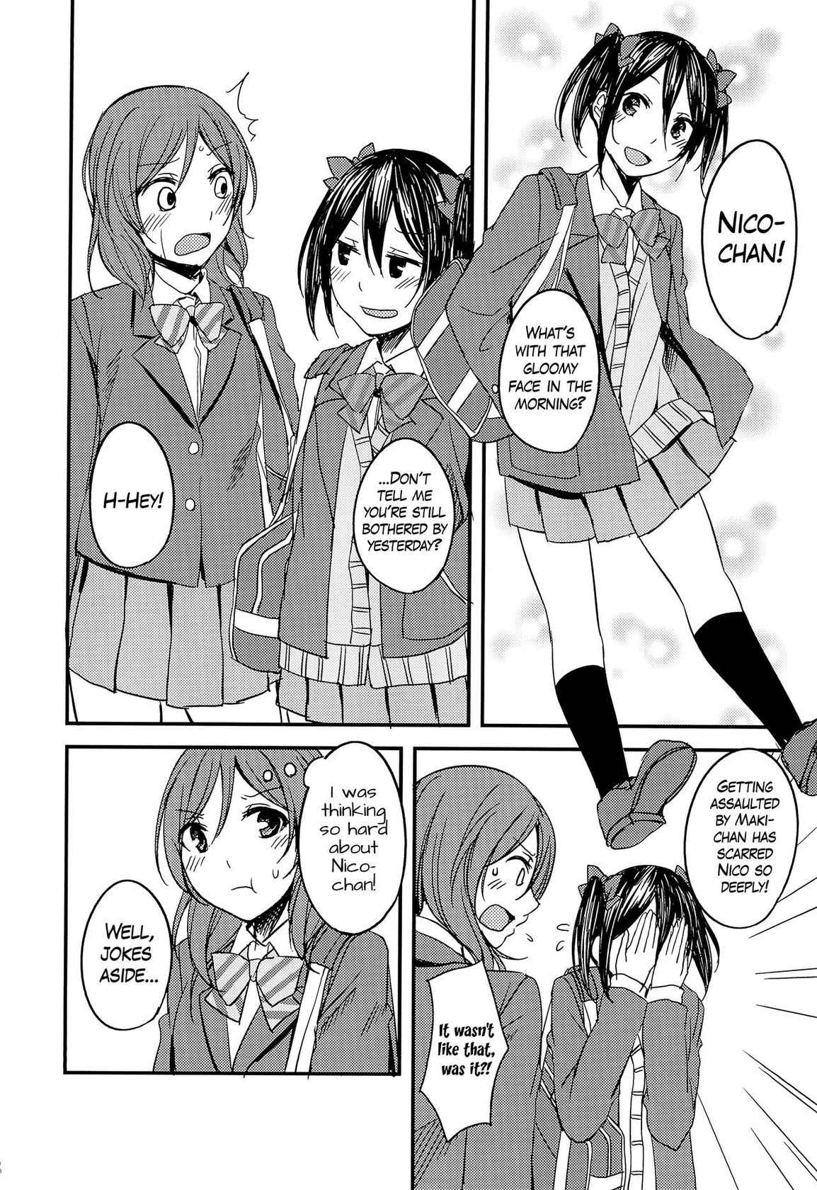 (C89) [CablegramHB (Aki Hen)] Te to Te, Me to Me. | Hand in Hand, Eye to Eye. (Love Live!) [English] {Rinruririn}