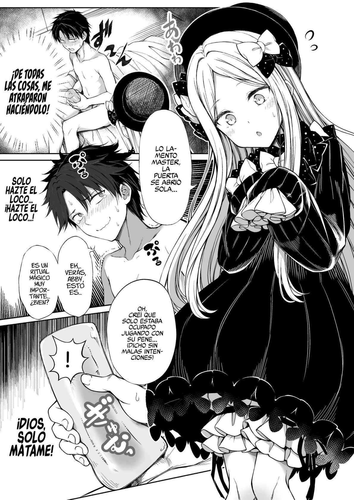 (C99) [FavoriteTrick! (Teruwi)] Abby-chan ni Onaho Mitsukaru hon (Fate/Grand Order) [Spanish] [Rakuen Translations]