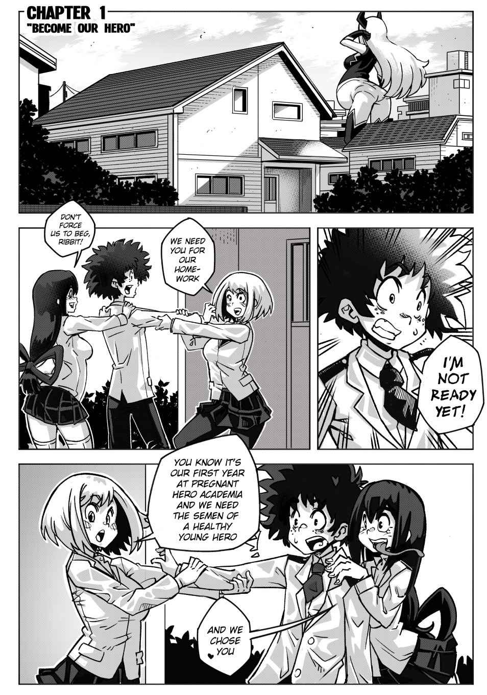 Pregnant Hero Academia