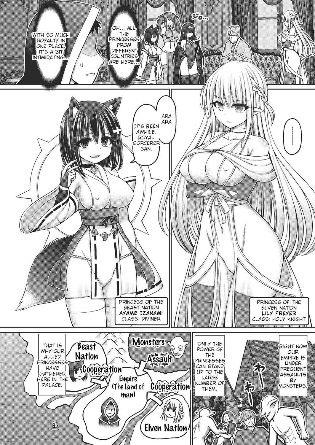 [Hashimura Aoki] Jujutsushi ni Tensei Shita node Koujo Zenin Dorei ni Shite Mita Ch. 1 | I Was Reincarnated as a Sorcerer, So I Tried to Enslave All the Princesses Ch. 1 (COMIC AUN Kai Vol. 20) [English]