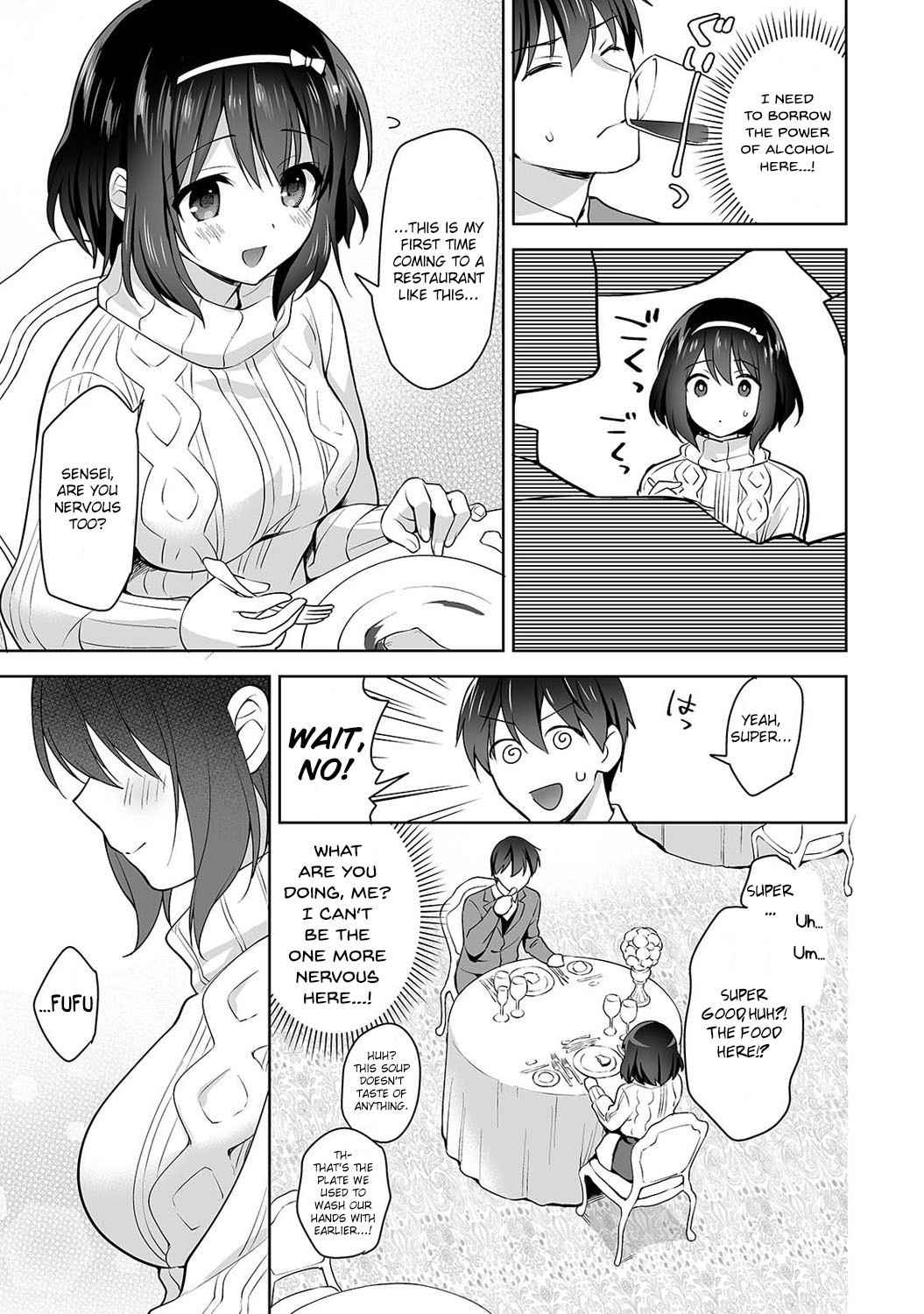 [Fuyuichi Monme] Amayakashi Jouzu no Nagasato-san~ Hokenshitsu de Yoshi Yoshi Ecchi!~ Ch. 9 [English]