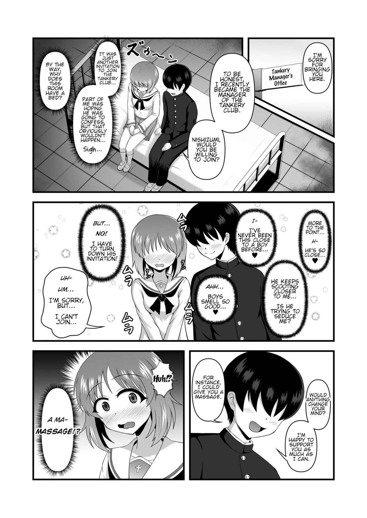 [Mugen Mousou] Teisou Gyakuten Abekobe Banashi 3 | A Tale of Reversed Gender Roles 3 (Girls und Panzer) [English] [Digital]