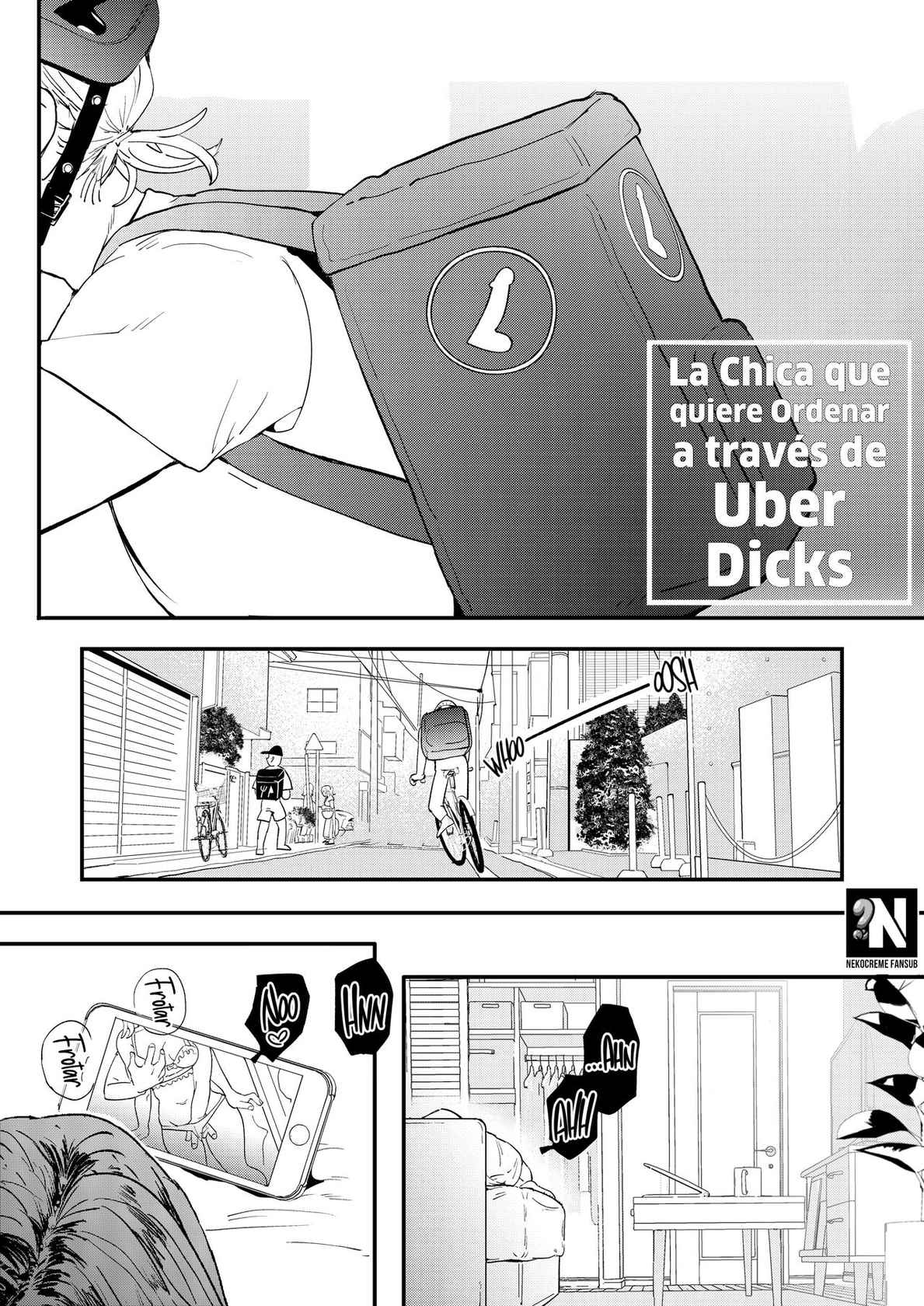 [Denbu Momo] ●●●r Chinko o Tanomitai Onee-san｜La Chica que quiere Ordenar a través de Uber Dicks  [Spanish] [NekoCreme] [Digital]