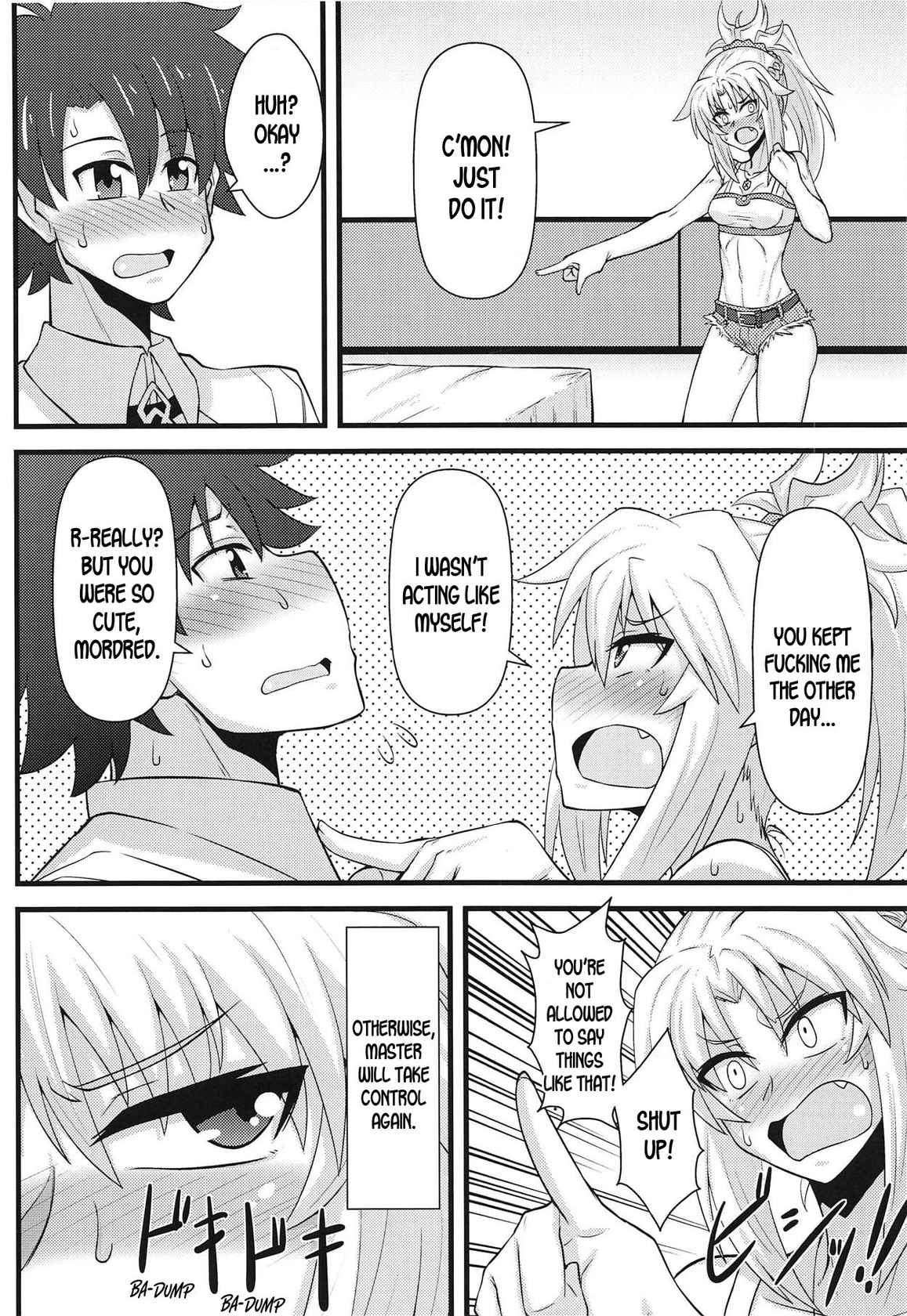 (COMIC1☆14) [Shonnaka-dou (Mitsurugi Tsurugi)] Daisuki Mor-san ~Shudouken wa Ore Hen~ (Fate/Grand Order) [English] [desudesu]