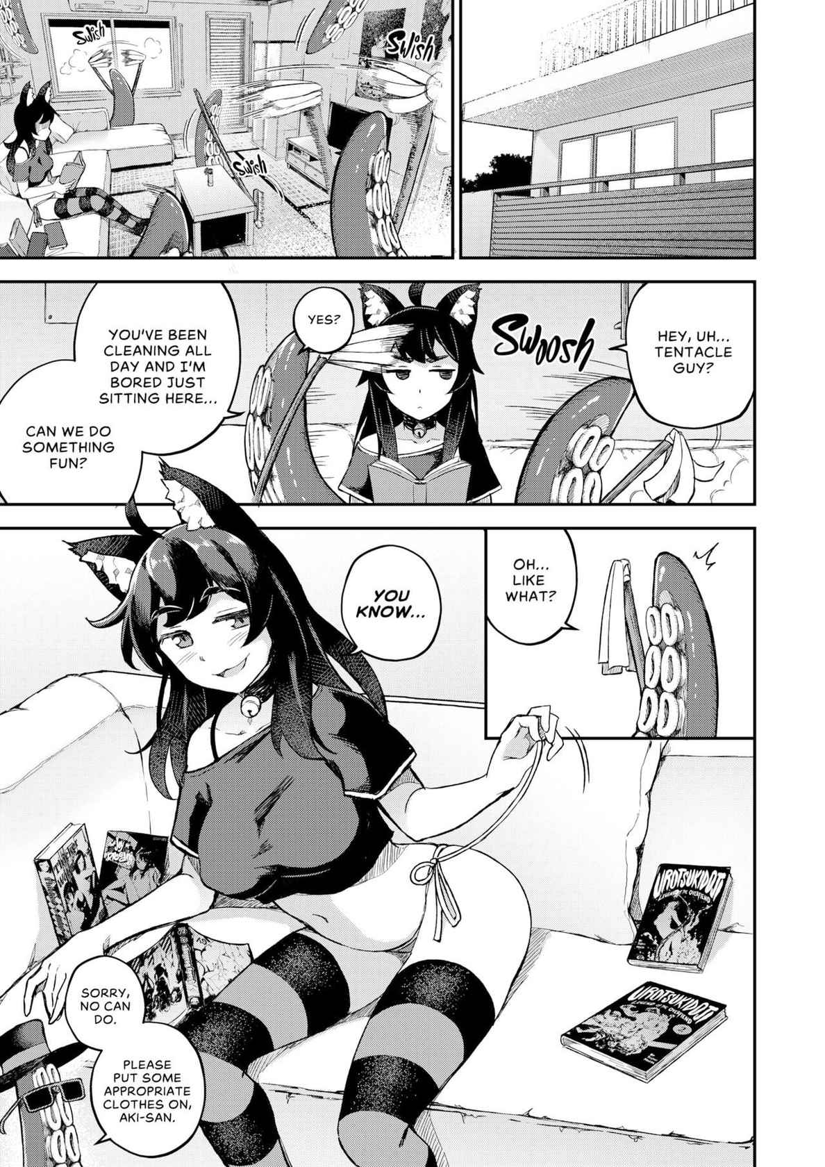 [FAKKU] (GhettoYouth) My Housemaid is a Tentacle Monster - Complete