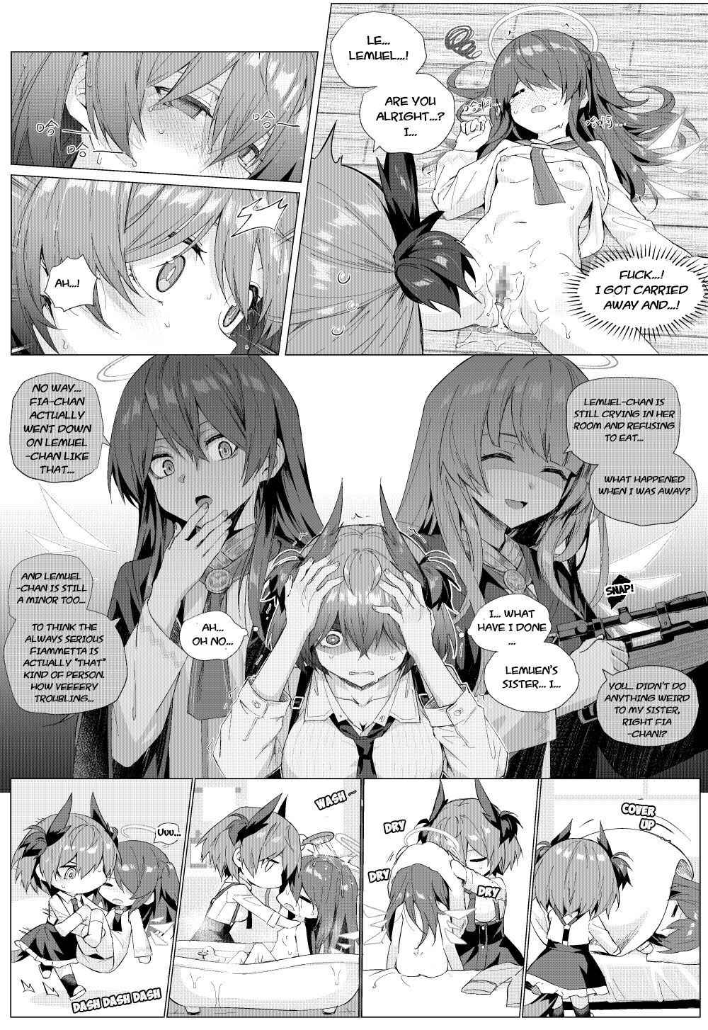 [kataokasan] FiammettaxExusiai short story (Arknights)