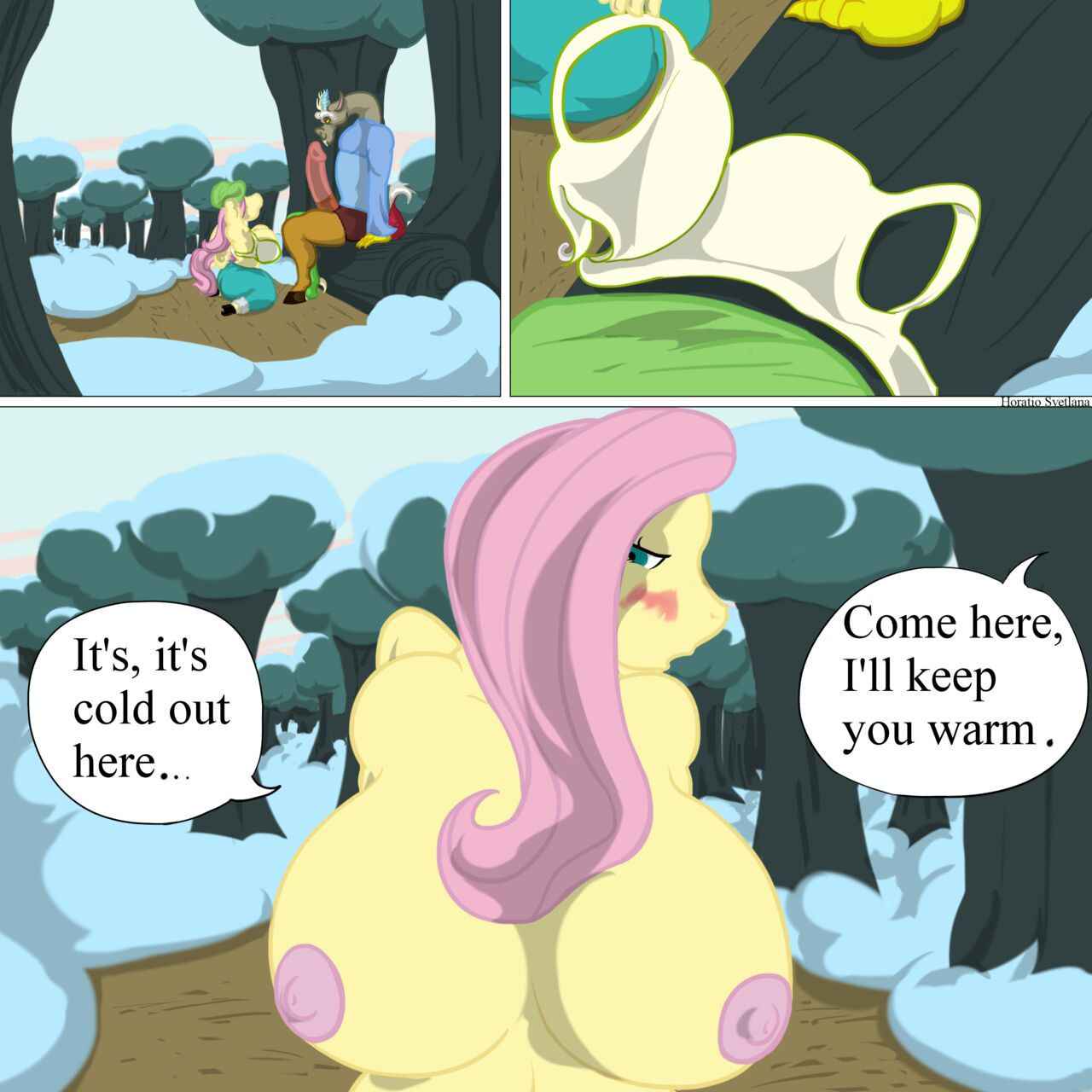 [Horatio Svetlana] Fluttershy's Discord Day (My Little Pony Friendship Is Magic) (Complete)