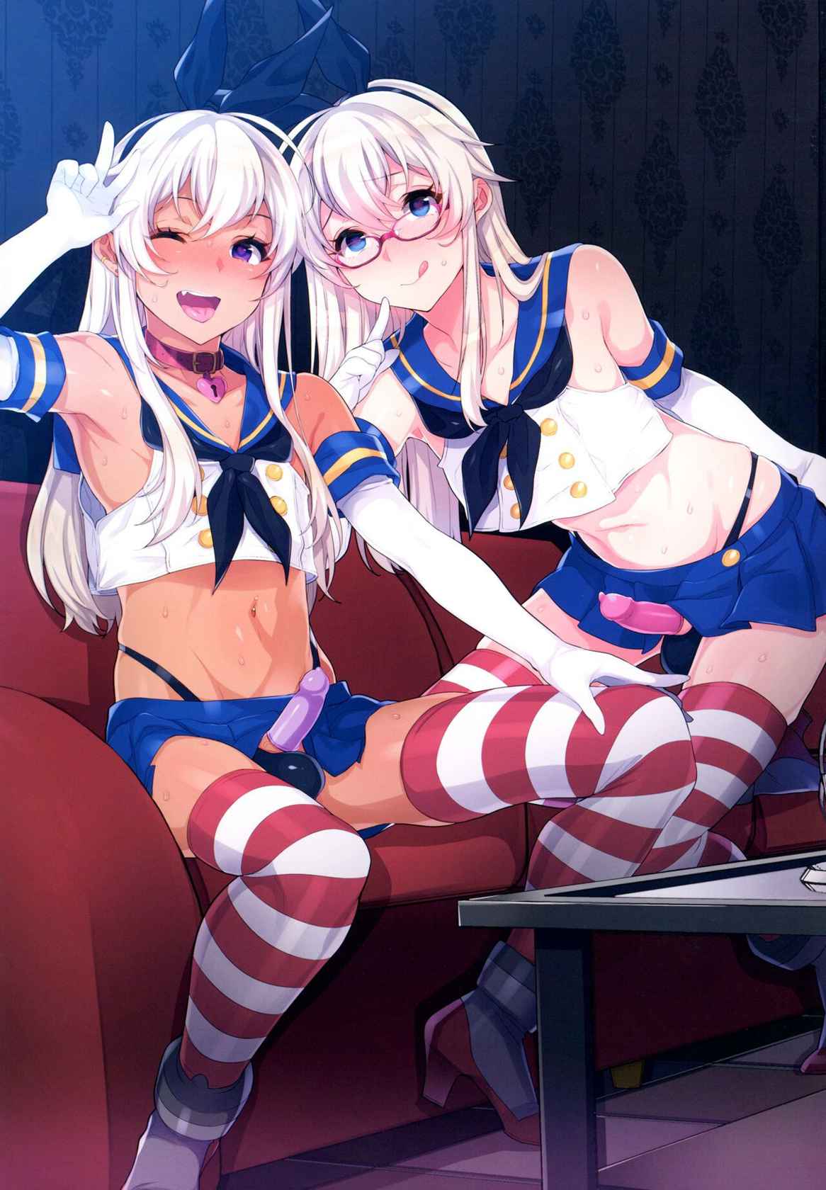 (C93) [Inariya (Inari)] Haishin! Shimakaze-kun no Heya Soushuuhen | Live! From Shimakaze-kun's Room Compilation (Kantai Collection -KanColle-) [English] [head empty, mysterymeat3, Brolen]