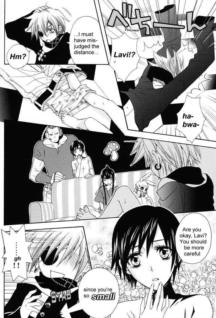 (ComiComi12) [Higashi Mikuni Kamen (Saitoh Maho, Kinui Tohko)] Waruiko wa Dare da - who is a bad baby? (D.Gray-man) [English]