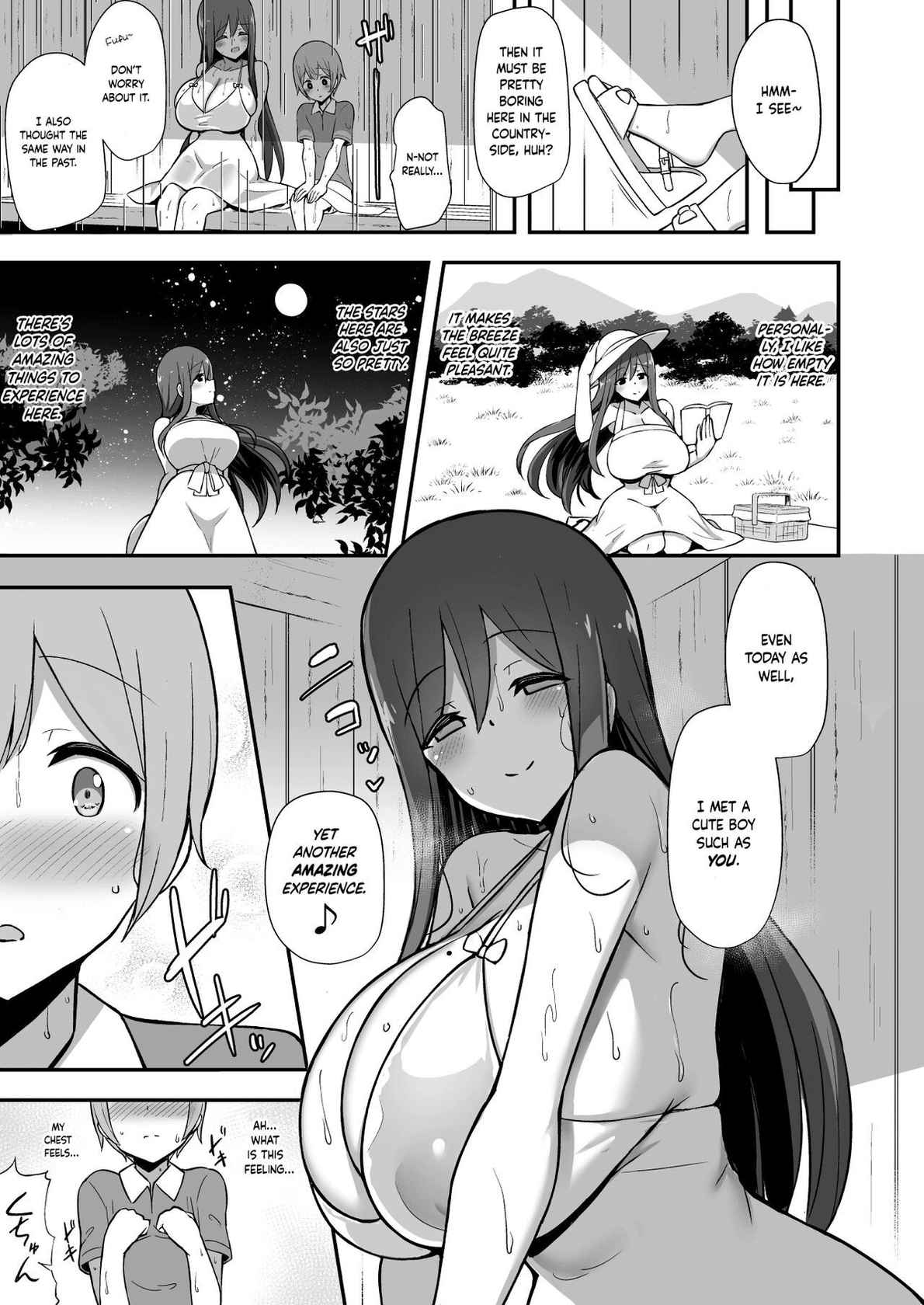 [Starmine18 (HANABi)] Shiro Wanpi Onee-san to Babu-babu Amayadori Ecchi [Sample] [English] [LatonX]