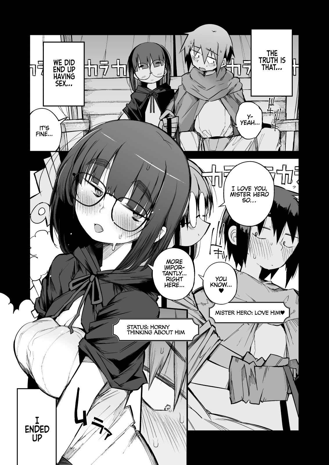 [Naitou2 (F4U)] Renai Kinshi no Yuusha Party ni Mukanai Jimiko no S-kyuu Dosukebe Status | The S-Rank Pervert Status of the Unfit Homely Girl in the Hero Party With a Ban on Love [English] {akanameTL} [Digital]