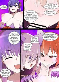 [kusayarou] FGO Brainwashing Singularity Gudako & Mashu Bimbofication (Pregnancy & Growth) [English]