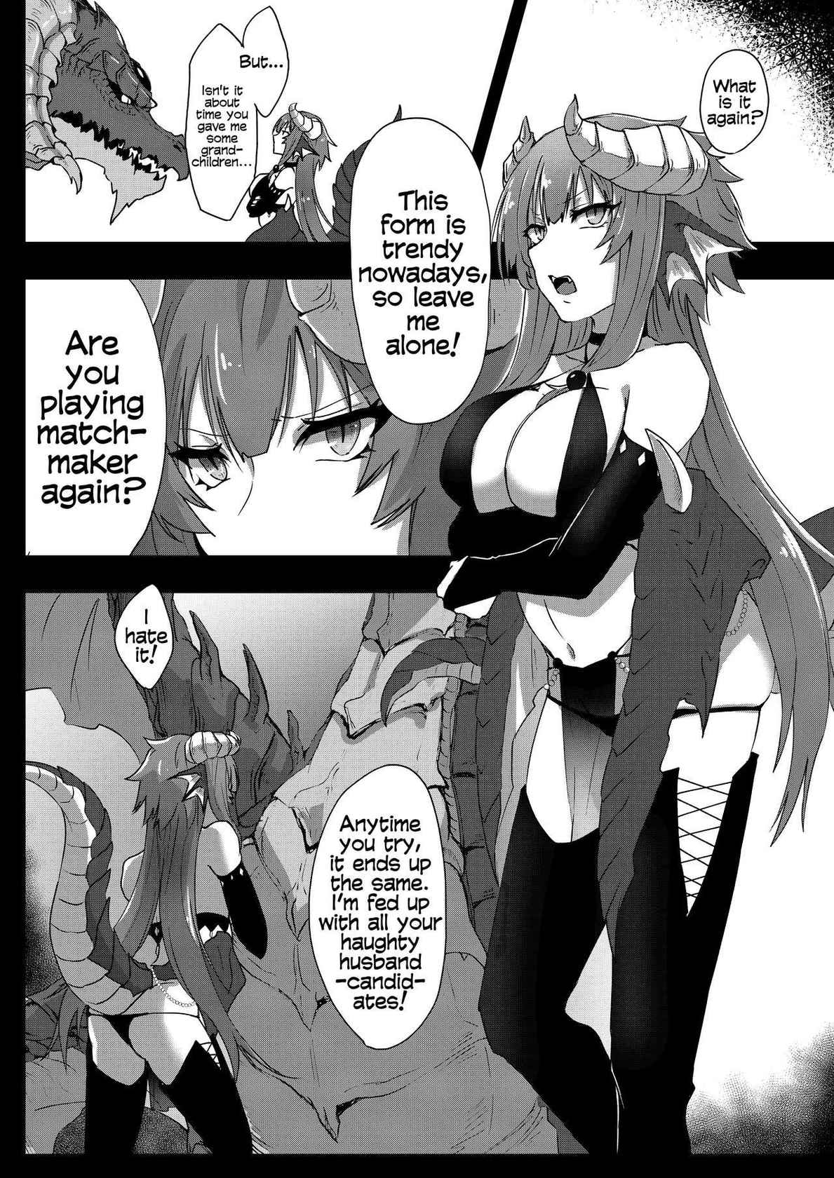 [Negito Nakoudo (Nakoudo)] Futa Dra-chan ga Oshiete Ageru | Futanari dragon-chan will teach you [English] [Tabunne Scans] [Digital]