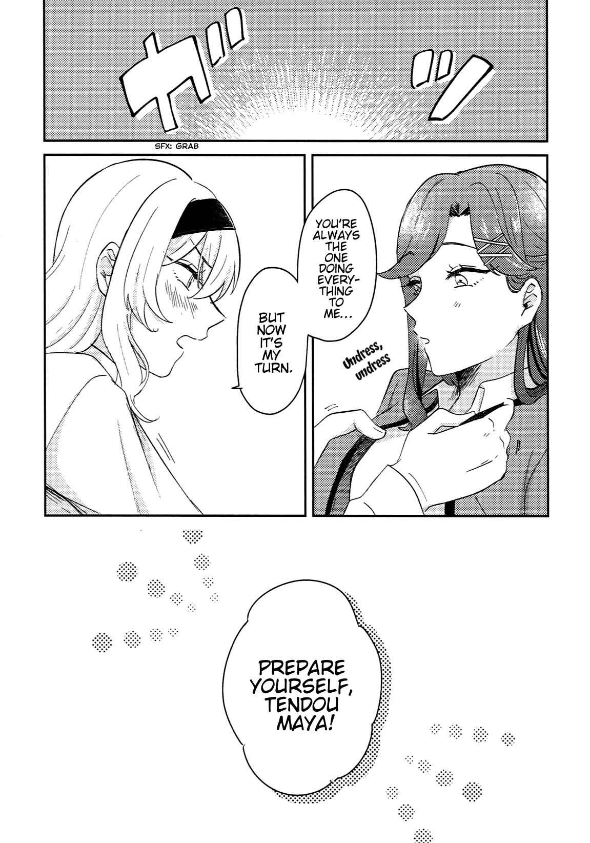 (Starlight Stories 4th REVUE) [Mochiusa (Sakura)] Maya to Kuro ga na Koto Suru Hon | A Book Where MayaKuro Do Lewd Things (Shoujo Kageki Revue Starlight) [English] [0mniessence]