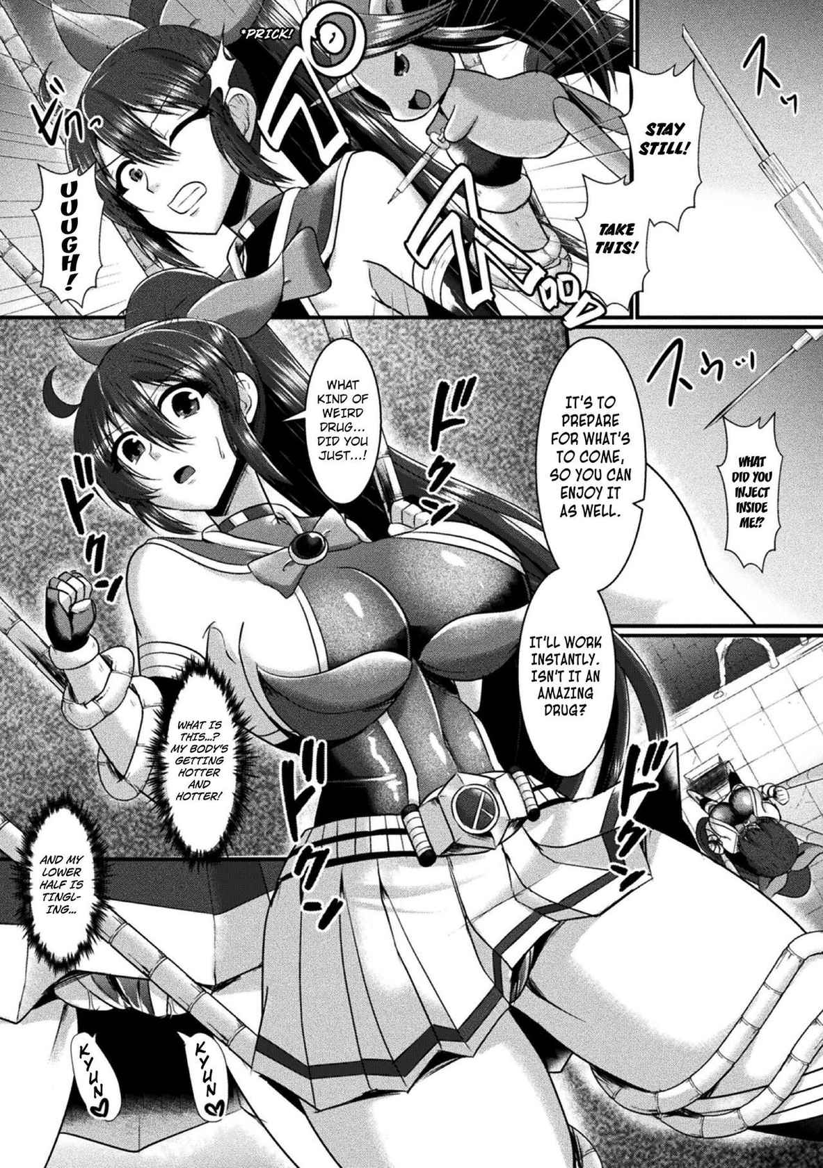 [Seres Ryu] Yoru no Onna Kenshi Night Plum | Swordsgirl of The Night Knight Plum (2D Comic Magazine Kikaikan Akuochi Ryoujoku Machine ni Kusshi Ochiru Seigi no Heroine Vol. 1) [English] [Kuraudo] [Digital]